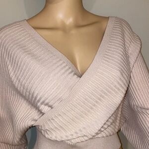 Windsor Light Pink Ribbed Knit Top